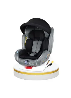 لوازم حمل صندلی اتومبیل Nurtur Ultra Baby Kids 4in1 Car Seat  360 Rotation  ISOFIX  9Level Adjustable Headrest and Canopy  0 months to 12 years  Upto 36kg Official Nurtur Product 