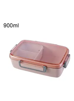 ظروف و تجهیزات آشپزخانه اکسسوری و تجهیزات آماده سازی Portable Seal Lunch Box Pink 900ml 