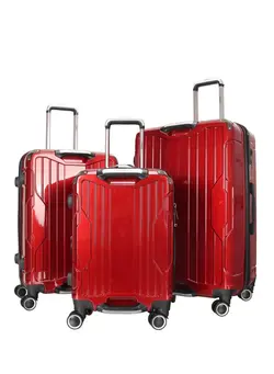 چمدان و ساک مسافرتی ست چمدان Trolley Luggage Set of 3 PCS TPC Hard Side Spinner Wheels with TSA Lock 