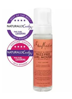 مراقبت پوست سر صاف‌کننده مو Coconut & Hibiscus Frizz-Free Curl Mousse 