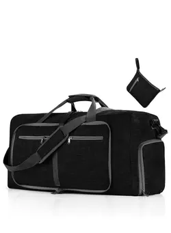 چمدان و ساک مسافرتی کیف مسافرتی COOLBABY Travel Duffle Bag,115L Foldable Travel Duffel Bag with Shoes Compartment Overnight Bag for Men Women Waterproof & Tear Resistant 