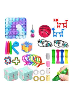 گجت، فیجت و سرگرمی پاپ ایت Push Pop Bubble Sensory Fidget Toys Set 