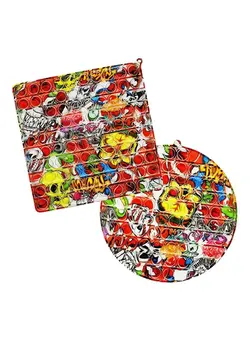 گجت، فیجت و سرگرمی پاپ ایت 2-Piece Super Big Push it Pop Bubble Fidget Sensory Jumbo Toy 