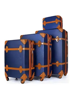چمدان و ساک مسافرتی چمدان تک 4 Pieces Luggage Sets for Women Men, Suitcase Set, Carry On Luggage with Spinner Wheels, Lightweight Travel Bag. 