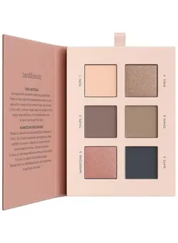ابرو و چشم سایر Mineralist Eyeshadow Palette Six Richly Pigmented + Blendable Shades Talc Free Eye Shadow Palette Makeup Vegan 