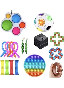 گجت، فیجت و سرگرمی پاپ ایت Sensory Fidget Toys Set 
