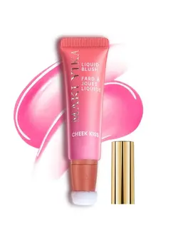 آرایشی صورت رژ  گونه و برنزر Liquid Blush Wand Matte Face Blush Beauty Wand With Cushion Applicator Lightweight Pink Blush Smooth Creamy Fomula (20Fushsia Spark) 