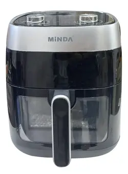 سرخ‌کن سرخ‌کن بدون روغن Minda AF7001M 1800W Single Pot 8 Litre Air Fryer - Black 