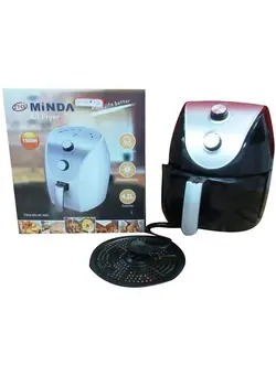 Minda AF3501D 1500W Single Pot 5.5 Litre Air Fryer - Black 