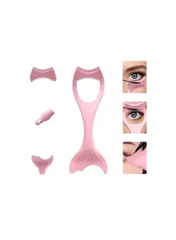 ابرو و چشم سایر Eyeliner Stencils For Eyes, Mascara Shield Applicator Guard Pads, Mermaid Makeup Card with Eyelash Comb, Resusable Silicone Eyeshadow Eyebrow Stencils, Multifunction Eye Makeup Auxiliary Guard Tool 