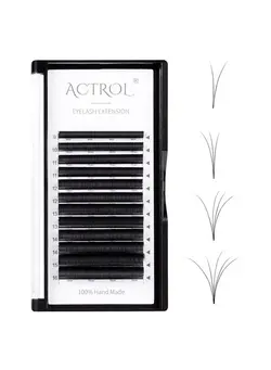 آرایش چشم مژه مصنوعی Volume Eyelashes Extension C Curl 0.1Mm 9 16Mm Mixed Easy Fan Lashes Extension Self Fanning Eyelashes Extension Volume Bloom In One Second Easy Fan Eyelashes Extension( C 0.1Mm 9 16Mm Mixed) 