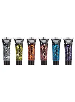 آرایشی صورت سایر Classic Chunky Glitter Gel By Moon Glitter 0.40Fl Oz Glitter Face Paint Set Of 6 