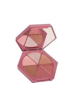 ابرو و چشم سایر Divine Skies Eyeshadow Palette 6 Ultra Pigmented Matte Shimmer Satin Shades 9G (Venetian Rose) 