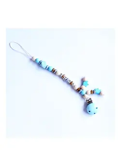 تغذیه و نگهداری کودک پستانک Wooden Bead Pacifier Chain 