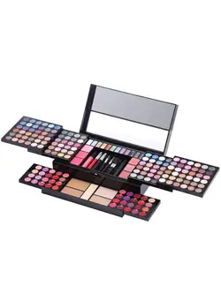 آرایشی صورت سایر 182 Colors Full Makeup Kit For Women Teen Girls All In One Cosmetic Set Birthday Holiday Gift (Black) 