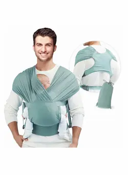 لوازم حمل آغوش Baby Wrap Carrier Slings, Adjustable Newborn to Toddler Original Stretchy Infant Sling, Perfect for Babies and Children up 35 lbs 