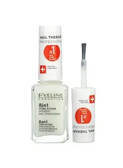 آرایشی صورت سایر Eveline Cosmetics 8 In 1 Total Action Hypoallergenic Intensive Nail Conditioner 0.42 fl oz 12 ml 