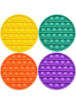 گجت، فیجت و سرگرمی پاپ ایت 4-Piece Pop Bubble Sensory Fidget Toy Game 