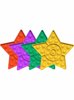 گجت، فیجت و سرگرمی پاپ ایت 4-Piece Big Size Pop Push Bubble Sensory Fidget Toy 