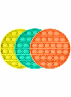 گجت، فیجت و سرگرمی پاپ ایت 3-Piece Big Size Pop Push Bubble Sensory Fidget Toy 