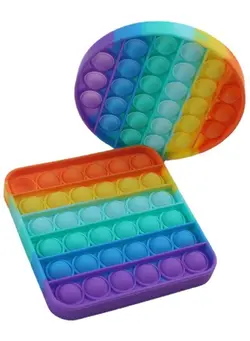 گجت، فیجت و سرگرمی پاپ ایت 2-Piece Big Size Pop Push Bubble Sensory Fidget Toy 