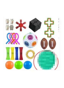 گجت، فیجت و سرگرمی پاپ ایت Push Bubble Sensory Fidget Toy Set 