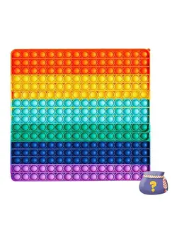 گجت، فیجت و سرگرمی پاپ ایت Push Pop Bubble Sensory Ergonomic Stress Relief High-Quality Fidget Toy 11.8x11.8x0.6inch 