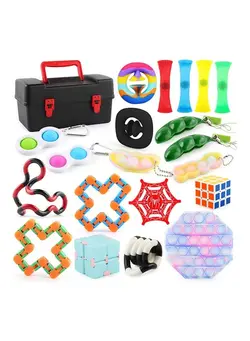 گجت، فیجت و سرگرمی پاپ ایت 20-Piece Push Bubble Fidget Sensory Toys 