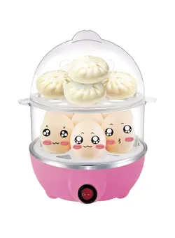 تجهیزات پخت و پز تخم مرغ پز Multifunctional Automatic Double Layer Egg Boiler PO12362 Multicolour 