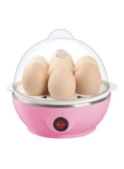 تجهیزات پخت و پز تخم مرغ پز Multi-Functional Electric Eggs Boiler Steamer 350 W 45573 Pink/Clear 