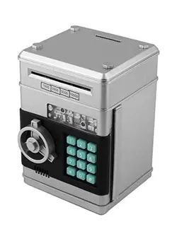 اسباب‌بازی‌های مشاغل و اماکن ست‌های قلک Electronic Coins and Bills Vault With Voice Command 