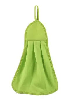 ظروف و تجهیزات آشپزخانه اکسسوری و تجهیزات آماده سازی Super Absorbent Coral Velvet Dishcloth Hanging Towel Green 44 x 28centimeter 