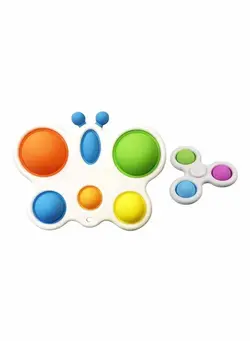 گجت، فیجت و سرگرمی پاپ ایت 2-Piece Pop Bubble Fidget Toy Set 