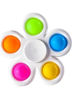 گجت، فیجت و سرگرمی اسپینر Push Pop It Simple-Dimple Fidget Toy 
