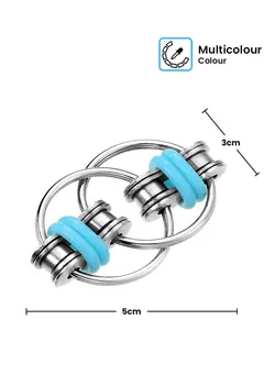 گجت، فیجت و سرگرمی اسپینر 2-Piece Chain Fidget Toy 5x5x1.5cm 