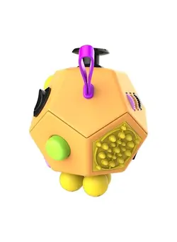 گجت، فیجت و سرگرمی اسپینر 12 Side Fidget Cube Stress Relief Toy 