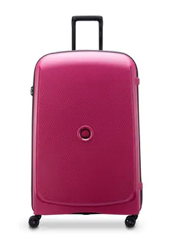 چمدان و ساک مسافرتی چمدان تک Delsey Belmont+ 83cm Hardcase 4 Double Wheel Non-Expandable Check In Luggage Trolley Raspberry 