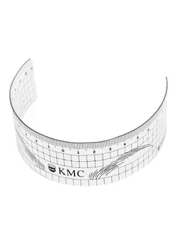 زیبایی و آرایش سایر Curved Eyebrow Ruler Tattoo White 