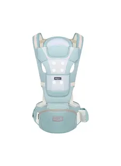 لوازم حمل آغوش Multifunctional Breathable Baby Carrier with Hip Seat Lumbar Support Waist Stool for 0-36 Months Newborn Infants Toddlers Ergonomic Comfortable Baby Backpack Carrier 