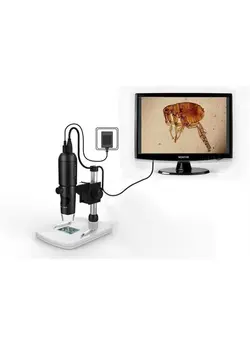دوربین فیلم‌برداری و عکاسی تلسکوپ و میکروسکوپ 1080P Full HD Digital Microscope, HDMI Microscope, 10x-220x Magnification, to Any Monitor/TV with HDMI-in, Photo Capture, Micro-SD Storage, PC Supported 