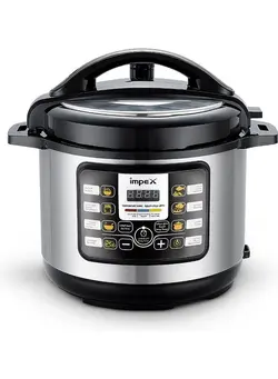 پلوپز، زودپز و آرام‌پز زودپز Automatic Electric Pressure Cooker 6 L 1000 W EPC 6 Black 