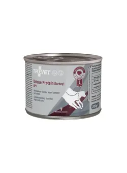 غذا غذای گربه Trovet Unique Protein Turkey Dog & Cat Wet Food Can 200g - Pack of 3 
