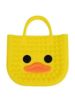 گجت، فیجت و سرگرمی پاپ ایت Duck Hand Bag, Pop Fidget It Purse, Popper Push Bubble Sensory Stress Release Toy For Kids, School Supplies Backpack,small size 
