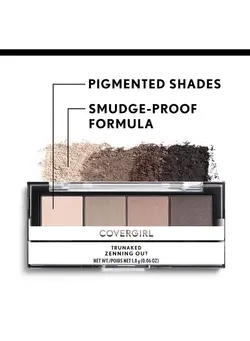 ابرو و چشم سایر TruNaked Quad Eyeshadow Palette, Zenning Out, 6 Shades, 0.06 Fl Ounces, Shimmer Fade-Proof Formula, Pigmented Shades 