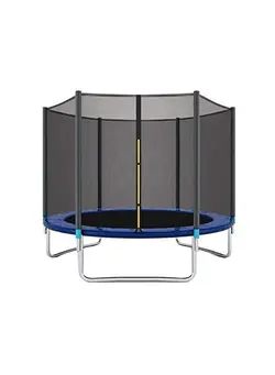 بازی‌های فضای باز و تجهیزات پارک ترامپولین 6-Feet Mini Jumping Trampoline For Children Outdoor Play 183X183X200cm 