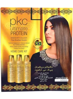 مراقبت پوست سر صاف‌کننده مو Ultimate Protein Keratin with Collagen Home Care Kit 