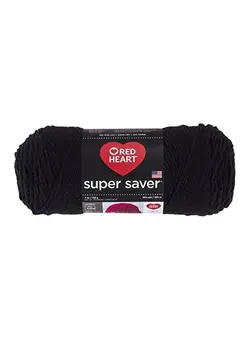 Yarn Roll Black 1x1x1inch 