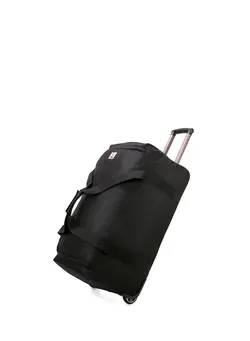 Reflection Duffle Bag with Trolley Wheels Black 