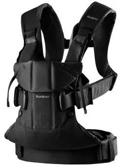 BABYBJORN - Baby Cotton Mix Carrier One - Black 