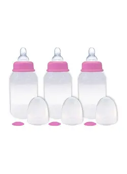 Classic Mini Feeding Bottle Pink (Pack Of 3) 